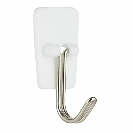 Hook for hanging up 3M 225 g 19 X 41 X 19 MM White Steel (3 Units)