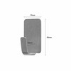 Hook for hanging up 3M Stainless steel 225 g 19 X 30 X 15 MM Silver (4 Units)