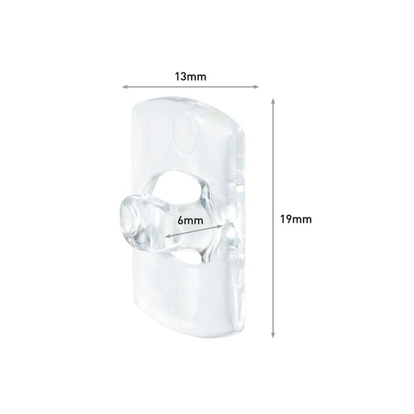 Hook for hanging up 3M Transparent Plastic (20 Units)