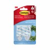 Hook for hanging up 3M 900 g Transparent Plastic (2 Units)