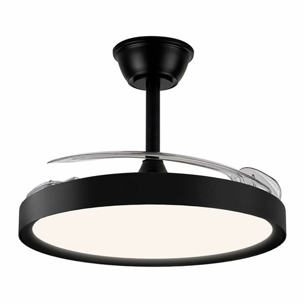 Plafondventilator met licht CristalRecord Melns 43 W (3000 K) (4000 K)