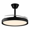 Ceiling Fan with Light CristalRecord Black 43 W (3000 K) (4000 K)