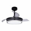 Plafondventilator CristalRecord 85-065-46-180 Melns