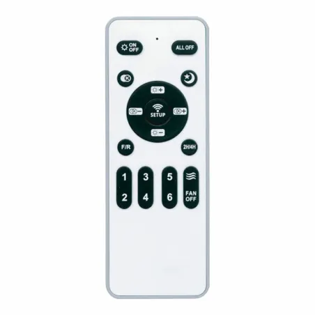 Plafondventilator CristalRecord Sudrabains 40 W Ø 40 cm