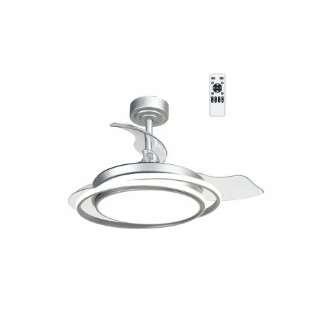 Ceiling Fan CristalRecord Silver 40 W Ø 40 cm
