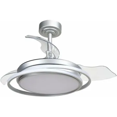 Plafondventilator CristalRecord Sudrabains 40 W Ø 40 cm