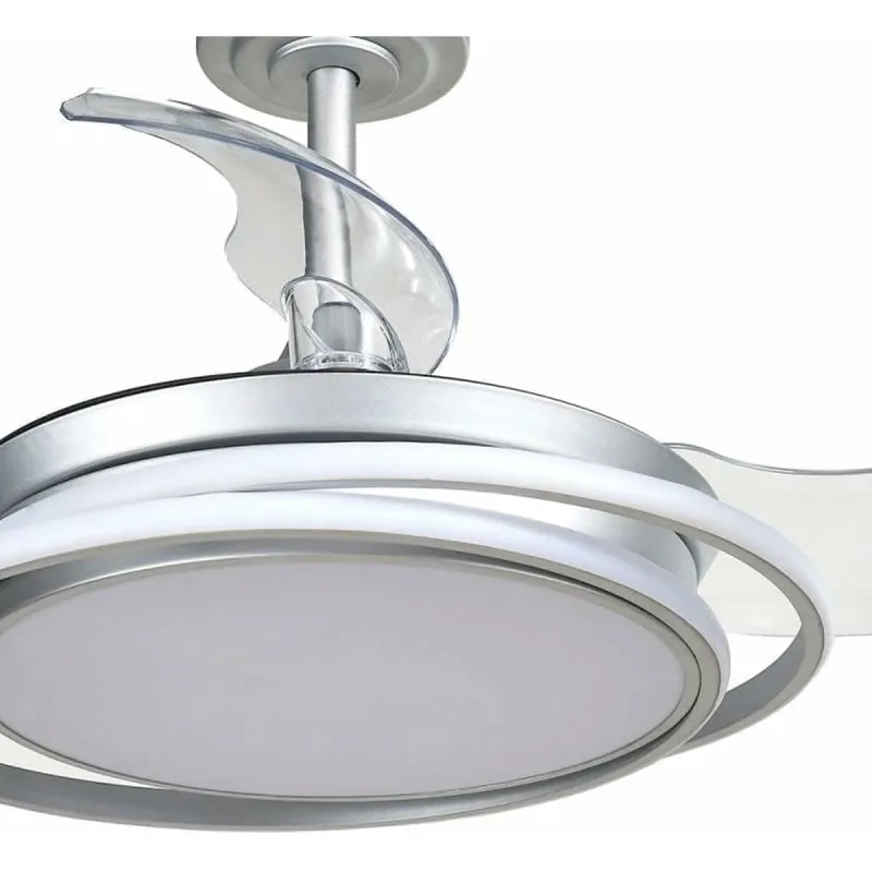 Ceiling Fan CristalRecord Silver 40 W Ø 40 cm