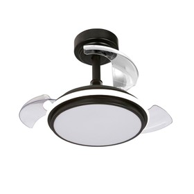 Kattotuuletin valolla CristalRecord Musta 35 W 1000 Lm (3000 K) (4000 K)