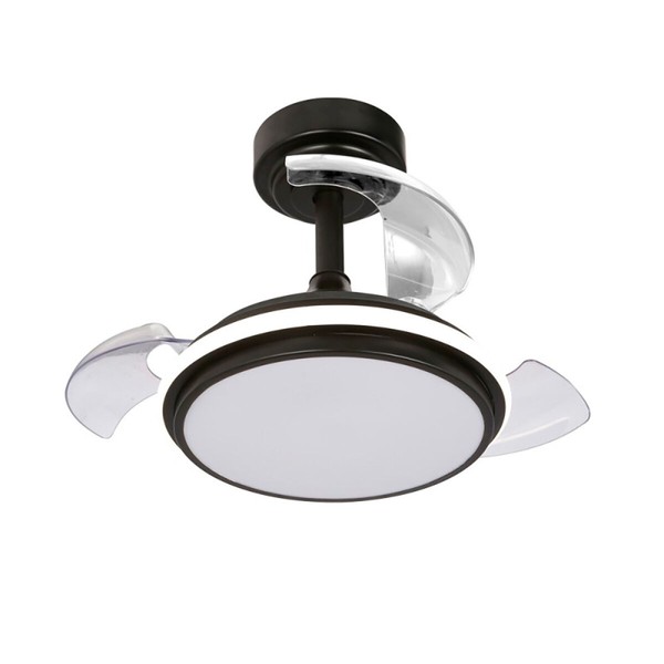 Lubinis ventiliatorius su apšvietimu CristalRecord Juoda 35 W 1000 Lm (3000 K) (4000 K)