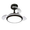 Lubinis ventiliatorius su apšvietimu CristalRecord Juoda 35 W 1000 Lm (3000 K) (4000 K)