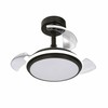 Lubinis ventiliatorius su apšvietimu CristalRecord Juoda 35 W 1000 Lm (3000 K) (4000 K)