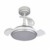 Ceiling Fan with Light CristalRecord Silver 35 W (3000 K) (4000 K)