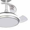 Plafondventilator met licht CristalRecord Sudrabains 35 W (3000 K) (4000 K)