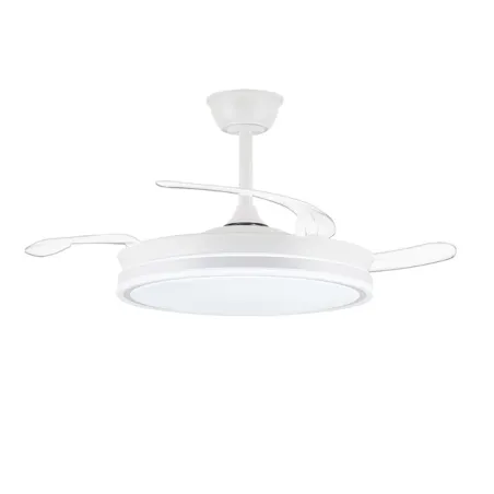 Ceiling Fan CristalRecord EVO RETRAC White 72 W