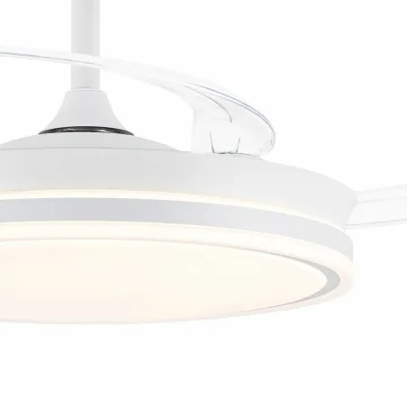 Ceiling Fan CristalRecord EVO RETRAC White 72 W