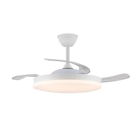 Ceiling Fan with Light CristalRecord White 72 W (3000 K) (4000 K)