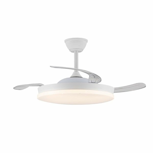 Ceiling Fan with Light CristalRecord White 72 W (3000 K) (4000 K)