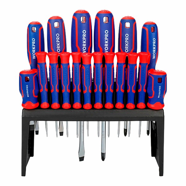 Screwdriver Set Workpro Phillips Flat Torx 18 Pieces