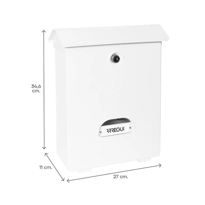 Letterbox Arregui White polystyrene Classic 27 X 11 X 34,6 cm