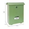 Pastkaste Arregui Zaļš polistirols Classic 27 X 11 X 34,6 cm