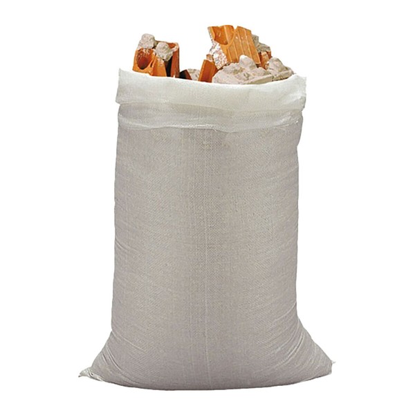 Мешок со щебнем Seimark Белый Рафия 60 x 100 cm (10 штук)