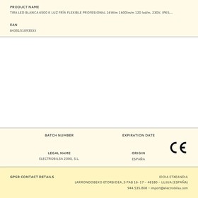 LED strips Fbright White Cold light