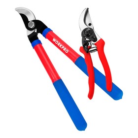 Atzarošanas šķēres Workpro 20 mm Bypass 16 mm 2 Daudzums