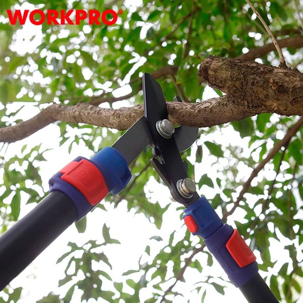 Dviem rankomis genėjimo žirklės Workpro