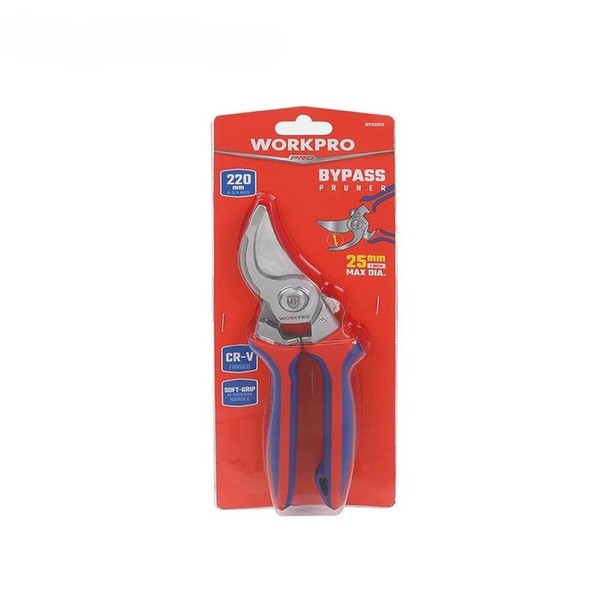Atzarošanas šķēres Workpro 220 mm Bypass 25 mm