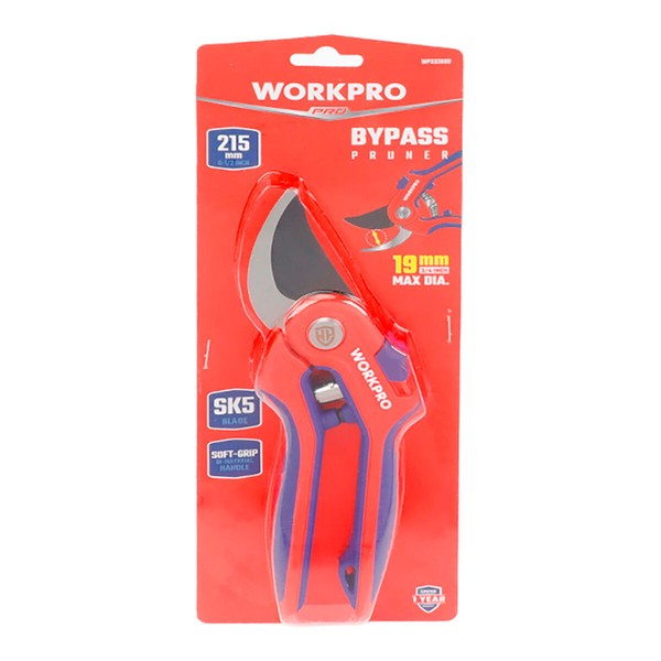 Genėjimo žirklės Workpro sk5 Bypass 19 mm 215 mm