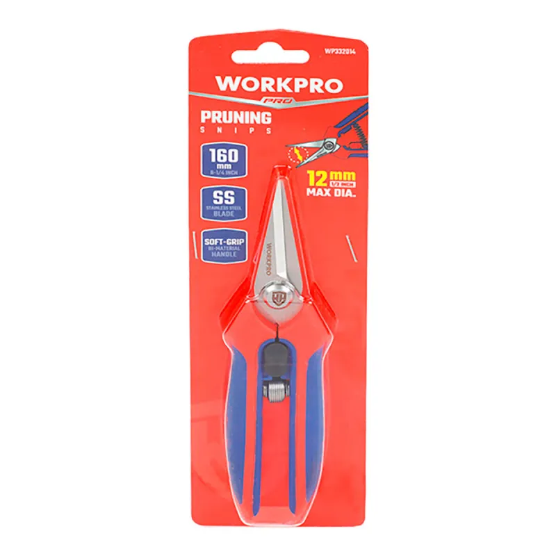 Atzarošanas šķēres Workpro 160 mm taisns