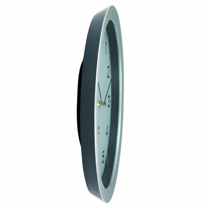 Sieninis laikrodis Archivo 2000 Pilka Metalinis Stiklas Ø 38 cm Balta Apskritas