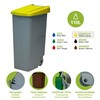 Recycling Waste Bin Denox Yellow