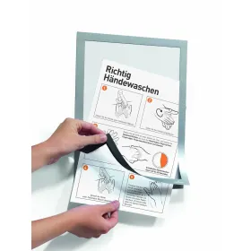 Magnetic Photo Frame Durable Duraframe Black (5 Units)