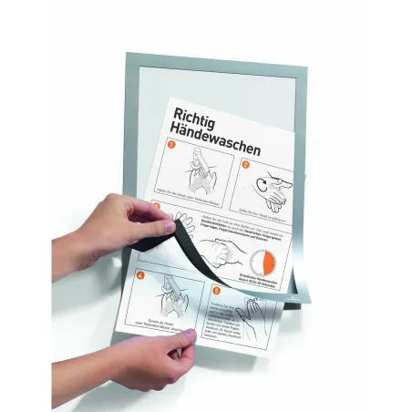 Magnetic Photo Frame Durable Duraframe Black (5 Units)
