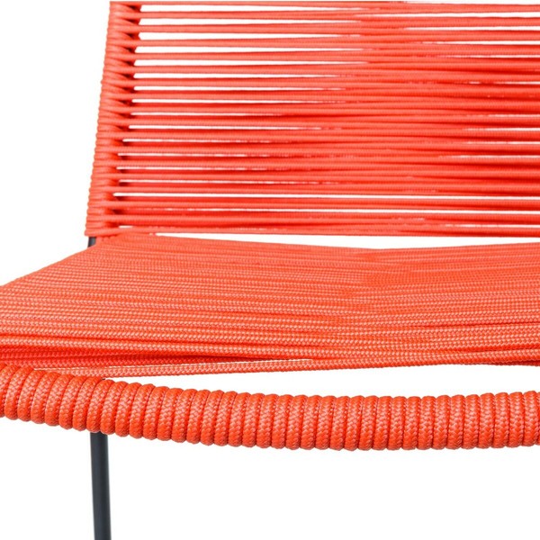 Sodo krėslas Antea 57 x 61 x 90 cm Raudona Virvė