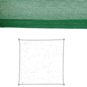 Shade Sail Vela sombreo Green 300 x 300 x 0,5 cm Awning