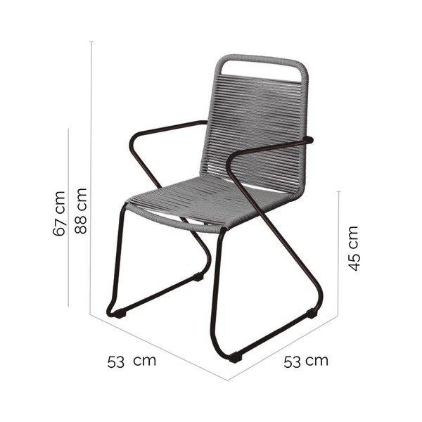 Садовое кресло Antea 57 x 65,5 x 90 cm Virve