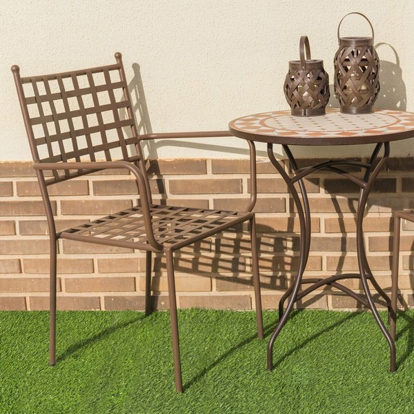 Sodo krėslas Cartago 56 x 60 x 90 cm Rauta