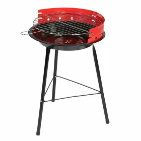 Barbekiu Juoda Raudona 34 x 34 x 55 cm