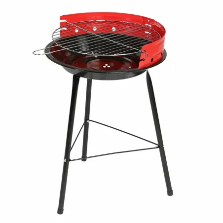 Barbekiu Juoda Raudona 34 x 34 x 55 cm