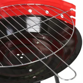 Barbekiu Juoda Raudona 34 x 34 x 55 cm
