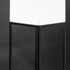 Floor Lamp Block White Grey E27 38 x 38 x 155 cm