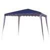 Pergola Gazebo Poliesters Tērauds 300 x 300 x 245 cm