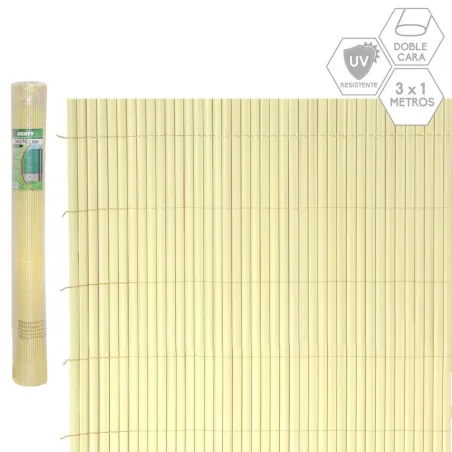 Sodo tvora Rusvai gelsva PVC 1 x 300 x 100 cm