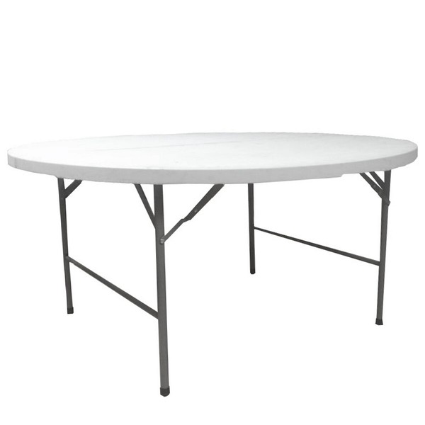 Saliekams galds Balts HDPE 154 x 154 x 74 cm