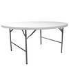 Saliekams galds Balts HDPE 154 x 154 x 74 cm