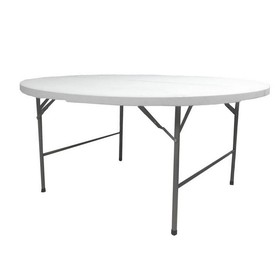 Folding Table Catering White 122 x 122 x 74 cm