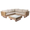 Puutarhasohva Patsy Modulaarinen Puu Rottinki 66 x 89 x 64,5 cm