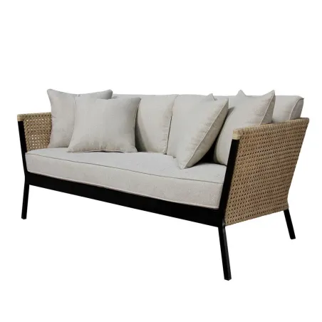 Sodo sofa Niva Juoda Aliuminis 171 x 81 x 72,5 cm